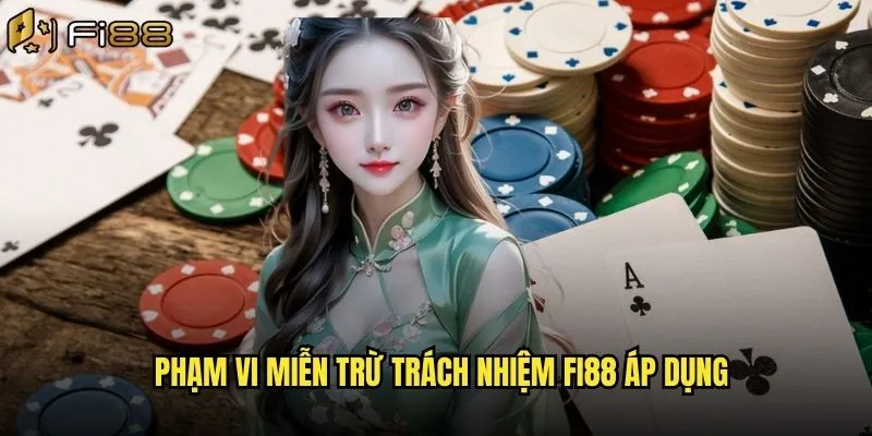 Phạm vi Miễn trừ trách nhiệm Fi88 áp dụng