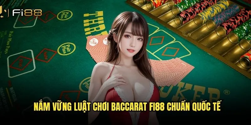 Nắm vững luật chơi baccarat Fi88 chuẩn quốc tế